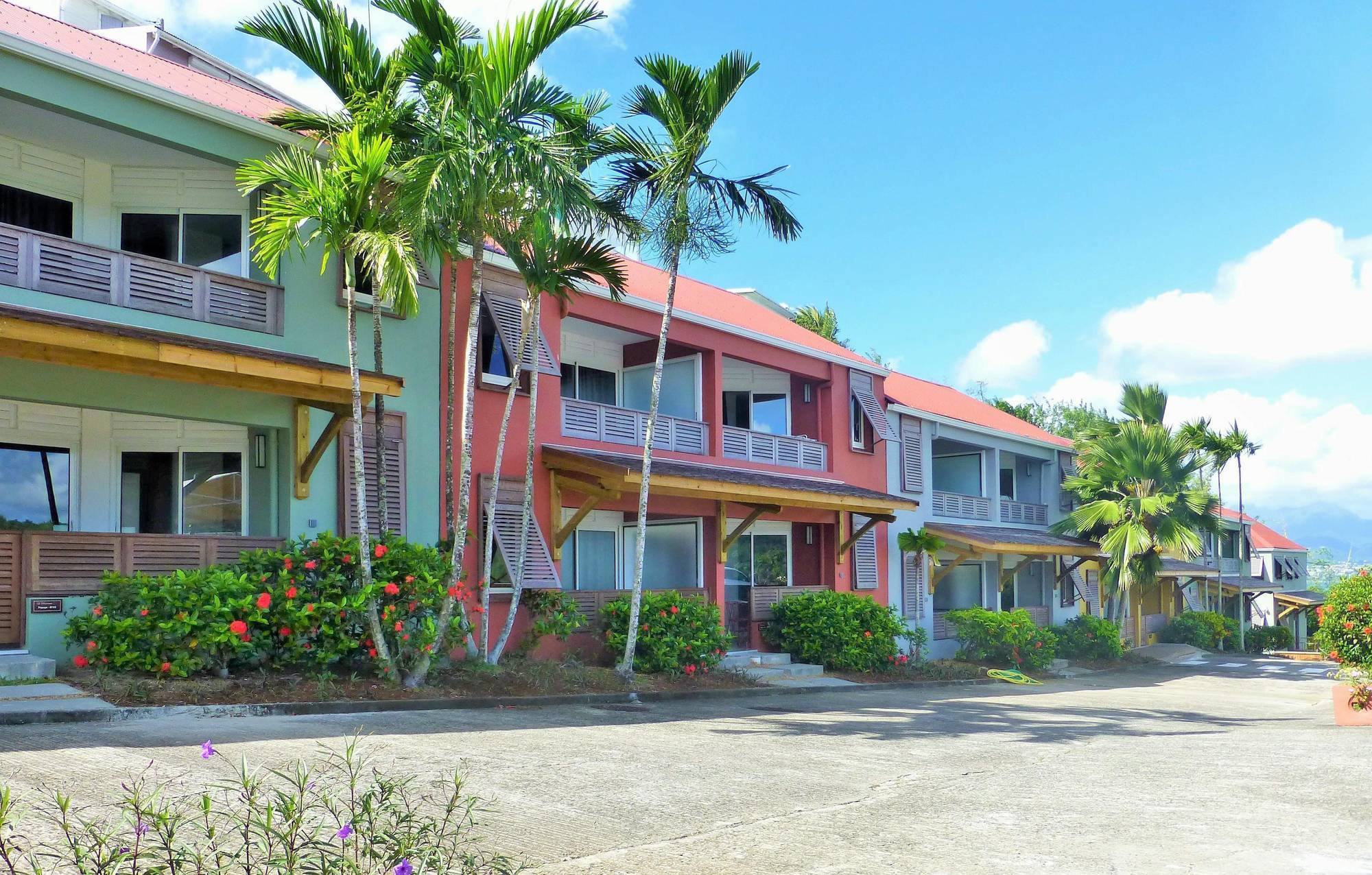Le Panoramic Aparthotel Les Trois-Ilets Bagian luar foto